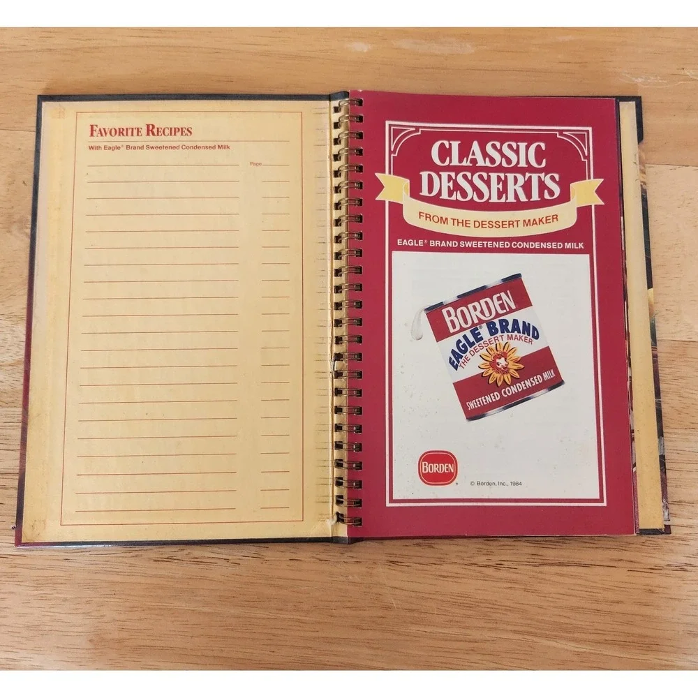 VINTAGE 1984 Classic Desserts‎ From The Dessert Eagle Brand Cookbook Recipes